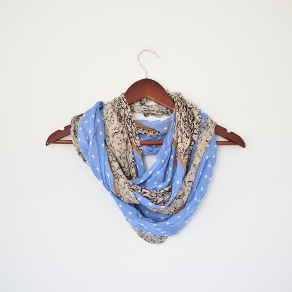 Ann Taylor Polka Dot Scarf